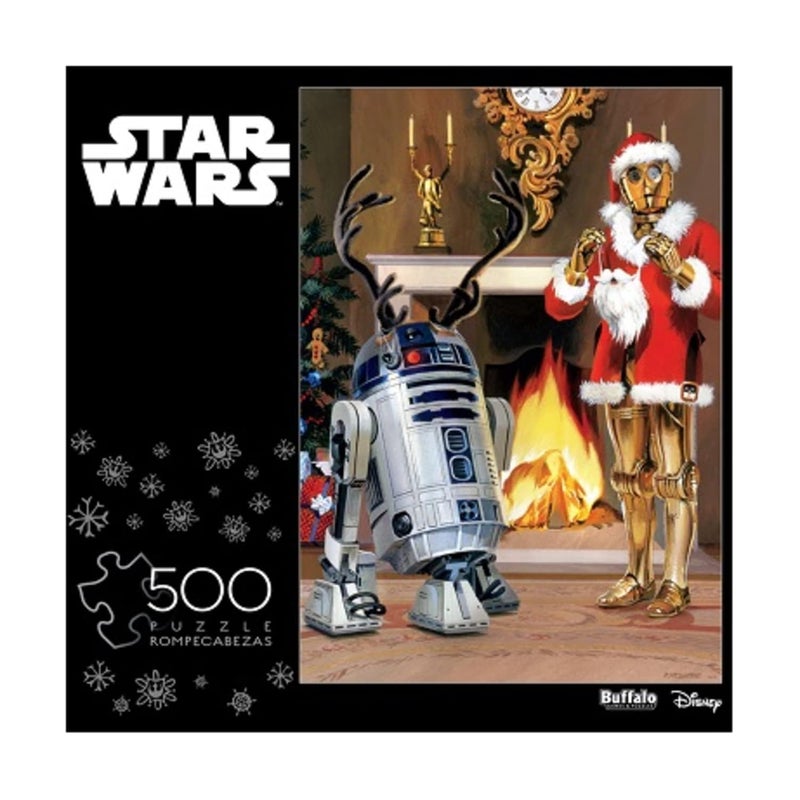 Buffalo Games â€“ Disney Star Warsâ„¢ - All I Want for Christmas is R2-500 Piece Holiday Jigsaw Puzzle - Festive, Puzzles for Adults and Families â€“ Precision-Cut Pieces, Winter Artwork - Image 2